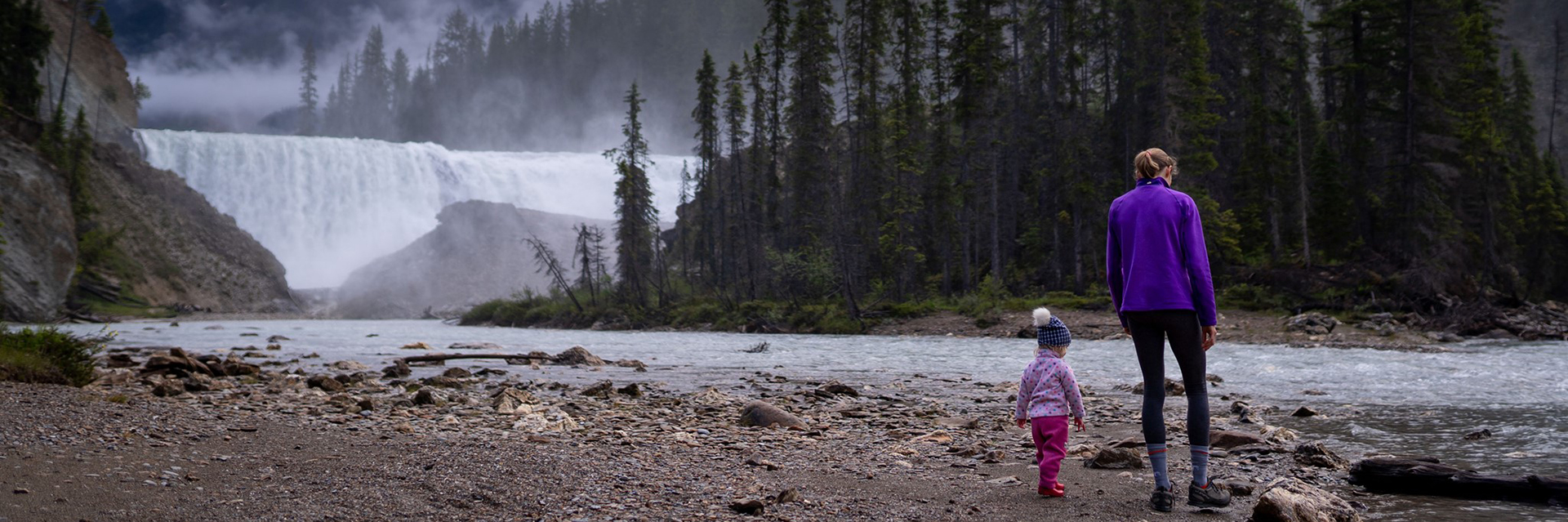 Wapta falls outlet camping